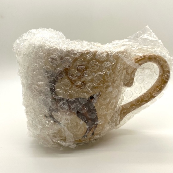 Tabletops Unlimited • Hand Painted Winter Wonderland Reindeer Mug 20oz - Picture 13 of 15